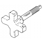Bowl Lock Handle 1/2-13 THDS - BMC-Y21R-3